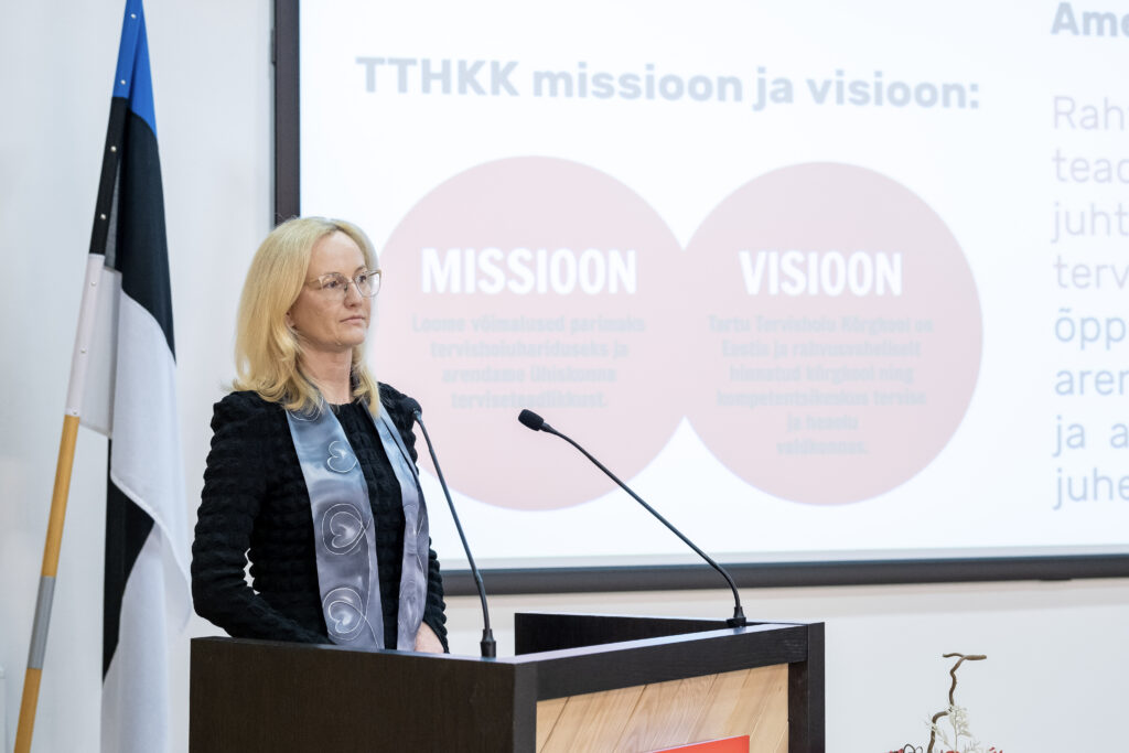 Tartu Tervishoiu Kõrgkooli professor Anna-Liisa Tamm.