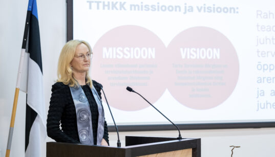 Tartu Tervishoiu Kõrgkooli professor Anna-Liisa Tamm.