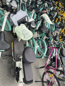 Kõikjal on motorollerid.