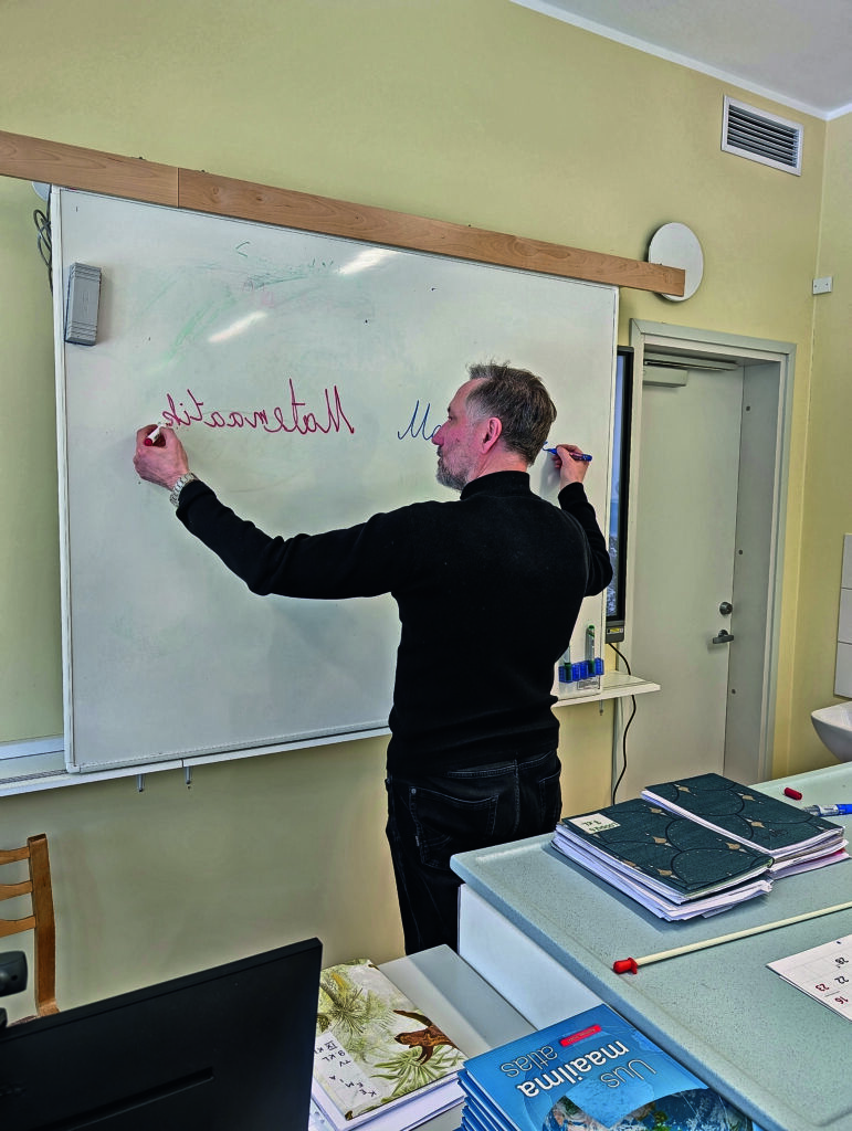 Aivar Piirisild, Melliste Kooli matemaatikaõpetaja ja ettevõtja. Foto: Kai Kitsing