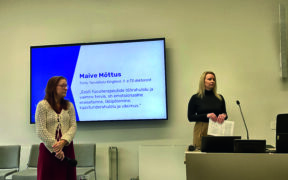 Tartu Ülikooli meditsiiniteaduste valdkonnas toimus märtsikuus teadmussiirde doktorantuuri töötuba, mis tõi kokku arsti- ja terviseteaduste doktorandid, juhendajad ja koostööpartnerid. Pildil Maive Mõttus (paremal). Foto: Krista Staškevitš